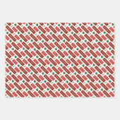 Naughty en Nice Kerstmis Inpakpapier Vel (Voorkant 2)