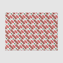 Naughty en Nice Kerstmis Tissuepapier