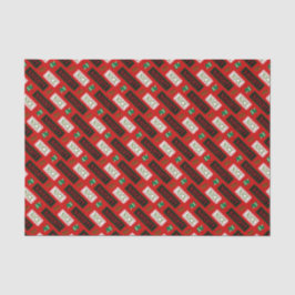 Naughty en Nice Kerstmis Tissuepapier