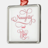 **NAUGHTY EN NICE* ORNAMENT (Links)