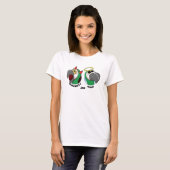 Naughty en Nice Severe Macaw Clothing T-shirt (Voorkant volledig)