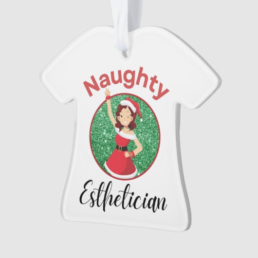Naughty Esthetician Ornament (voorkant)