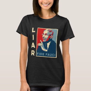 Naughty Evil-leugenaar Fauci loog tegen Christmas T-shirt