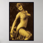 Naughty Flapper Girl Poster (Voorkant)