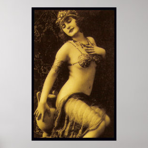 Naughty Flapper Girl Poster