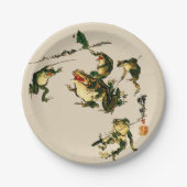 Naughty Frogs Papieren Bordje (Voorkant)