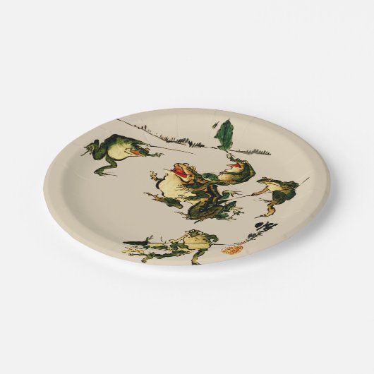 Naughty Frogs Papieren Bordje (Gekanteld)