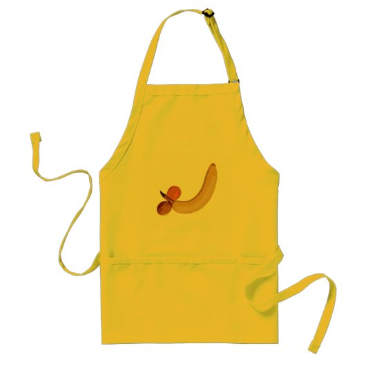 Naughty Fruity Banana Standaard Schort (Voorkant)