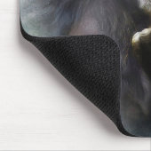 Naughty Funny Chimpansee Middle Finger Flip Bird Muismat (Hoek)