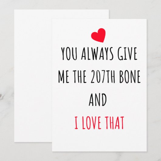 Naughty Funny Happy Jubileum Kaart voor haar (Voorkant / Achterkant)