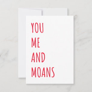 Naughty Funny Valentijnsdag & Birthday Kaart