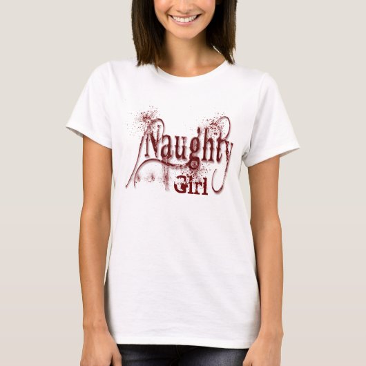 Naughty Girl T-shirt (Voorkant)