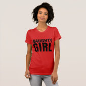 NAUGHTY GIRL T-Shirts (Voorkant volledig)