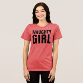 NAUGHTY GIRL T-Shirts (Voorkant volledig)