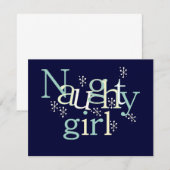 Naughty Girl Tshirts en Gifts (Voorkant / Achterkant)
