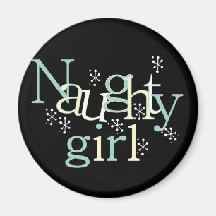 Naughty Girl Tshirts en Gifts Magneet