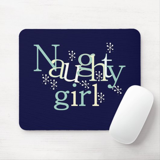 Naughty Girl Tshirts en Gifts Muismat (Met muis)