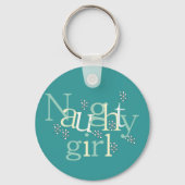 Naughty Girl Tshirts en Gifts Sleutelhanger (Voorkant)
