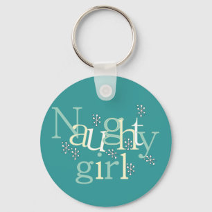 Naughty Girl Tshirts en Gifts Sleutelhanger