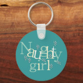 Naughty Girl Tshirts en Gifts Sleutelhanger (Voorkant)
