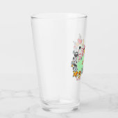 Naughty Girls sticker op Glas (Rechts)