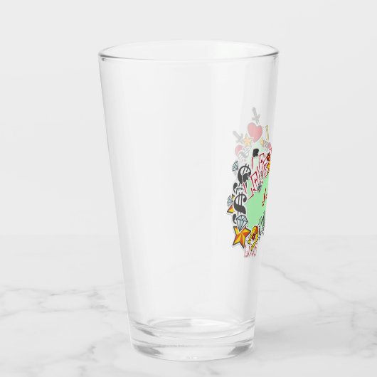 Naughty Girls sticker op Glas (Rechts)