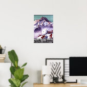 Naughty Gnomes Making Giant Snowball Poster (Thuiskantoor)