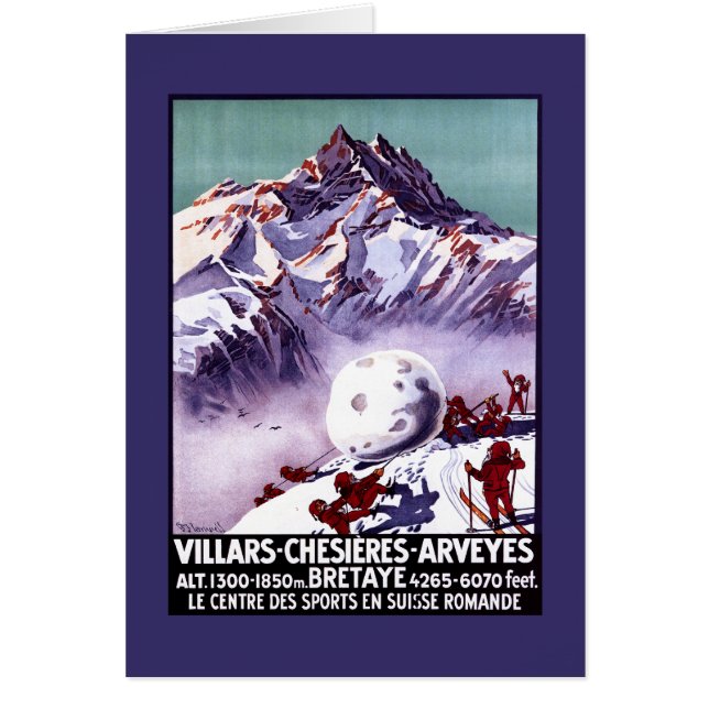 Naughty Gnomes Making Giant Snowball Poster (Voorkant)