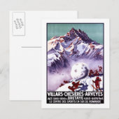 Naughty Gnomes Making Giant Snowball Poster Briefkaart (Voorkant / Achterkant)