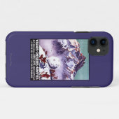 Naughty Gnomes Making Giant Snowball Poster Case-Mate iPhone Case (Achterkant (horizontaal))