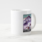 Naughty Gnomes Making Giant Snowball Poster Grote Koffiekop (Voorkant rechts)