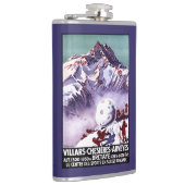 Naughty Gnomes Making Giant Snowball Poster Heupfles (Rechts)