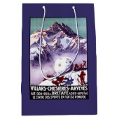 Naughty Gnomes Making Giant Snowball Poster Medium Cadeauzakje (Voorkant)