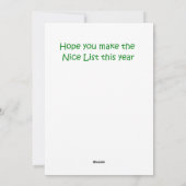 Naughty Golden Retriever Shredding Paper - Kerstmi Feestdagenkaart (Achterkant)