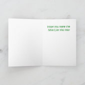 Naughty Golden Retriever Shredding Paper - Kerstmi Kaart (Binnen)