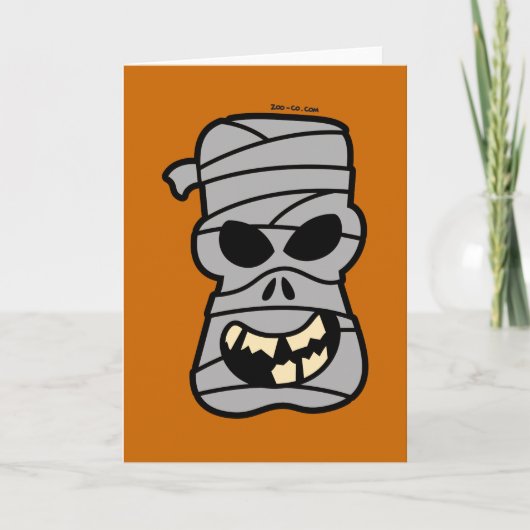 Naughty Halloween Mummy Kaart (Voorkant)