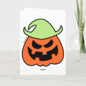 Naughty Halloween Scarecrow Kaart (Achterkant)