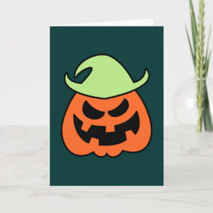 Naughty Halloween Scarecrow Kaart