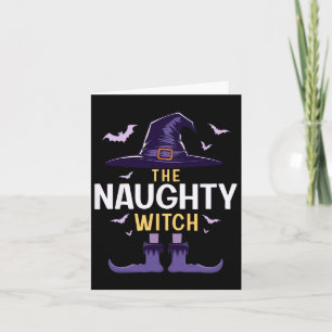 Naughty Halloween Witch Group bijpassende kostuum Kaart