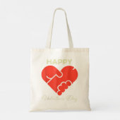 Naughty Happy Valentine's Day for Single Mannen Co Tote Bag (Achterkant)