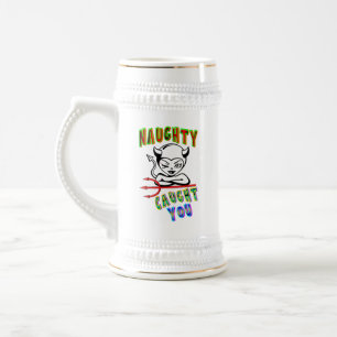 Naughty heeft je gepakt bierpul