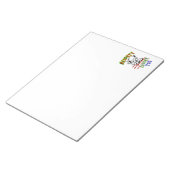 Naughty heeft je gepakt notitieblok (Schuin)