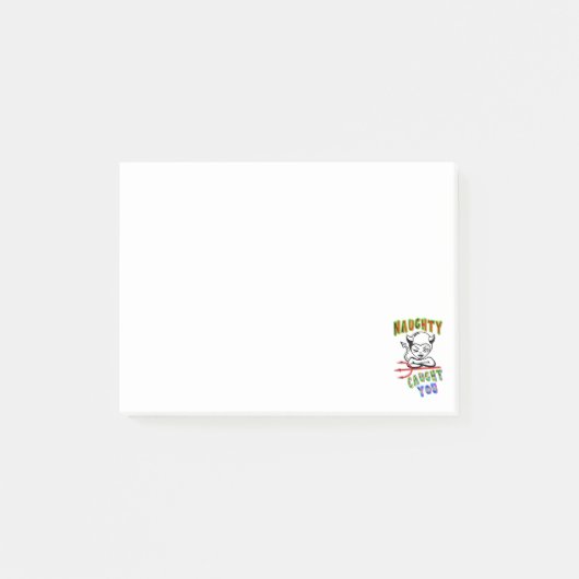Naughty heeft je gepakt post-it® notes (Voorkant)