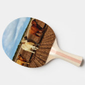 Naughty Highland Koeien Tafeltennisbatje (Zijkant)