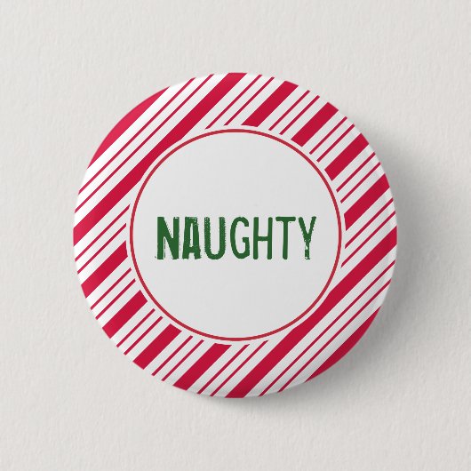 Naughty Holiday Button (Voorkant)