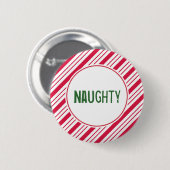 Naughty Holiday Button (Voorkant /achterkant)
