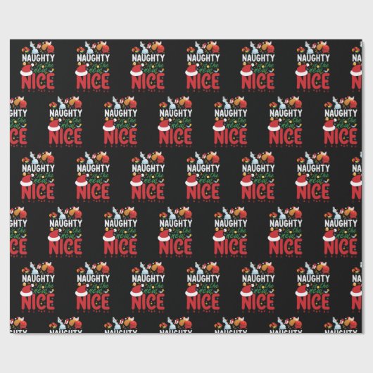 Naughty is de nieuwe leuke cadeaupapier (Vlak)
