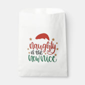 Naughty is de nieuwe leuke kerstman bedankzakje (Voorkant)