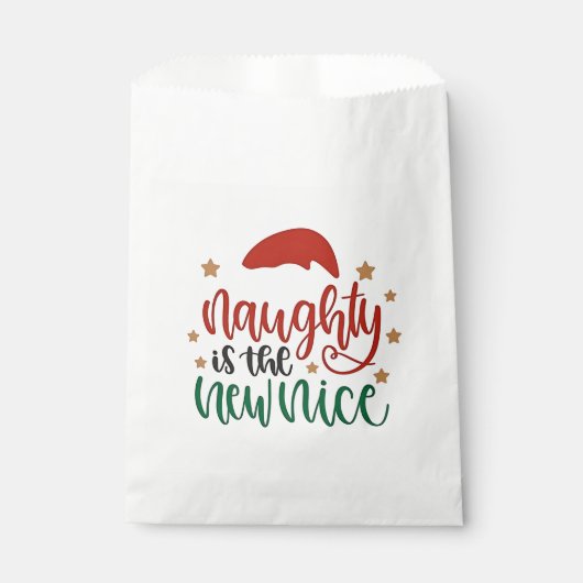 Naughty is de nieuwe leuke kerstman bedankzakje (Voorkant)