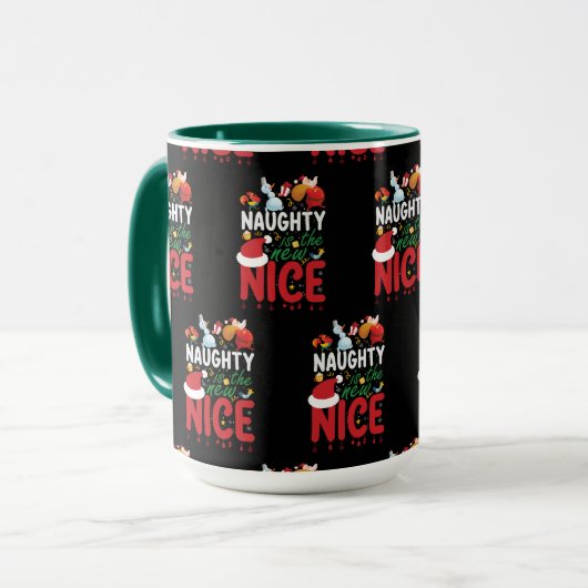 Naughty is de nieuwe leuke mok (Voorkant links)